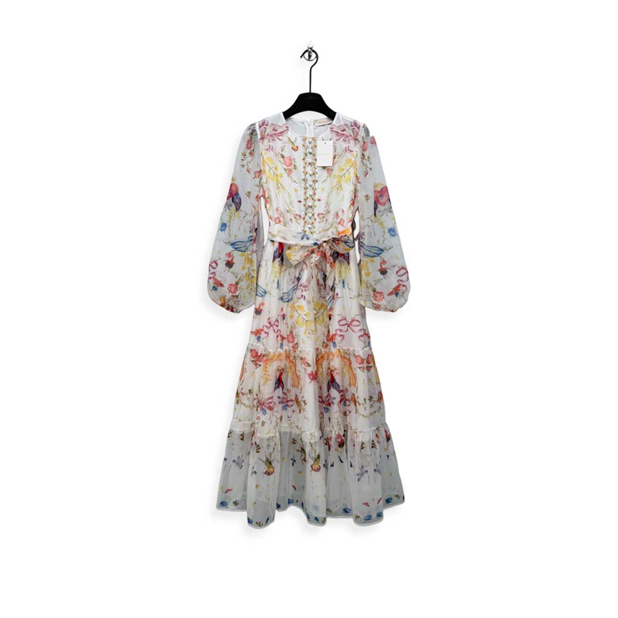 ZIMMERMANN FLORAL-PRINT MIDI DRESS 
